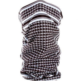 Zan® Motley Tube® Polyester Houndstooth Black & White