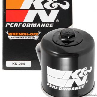 K&N KN-204 Oil Filter - fits Honda, Yamaha, Kawasaki and Triumph