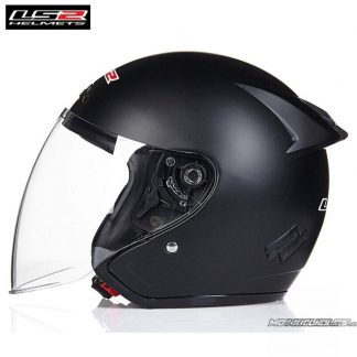 LS2 OF508 Half face helmet - black