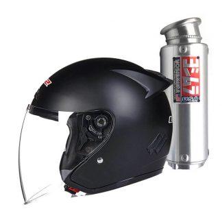 LS2 OF508 Half face helmet (black - XXL)+ Youshimura