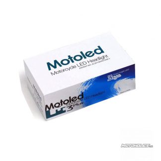 Motoled MX-6 LED Headlight Lamp with Flasher for Motorcycle Universal