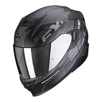 SCORPION EXO-520 AIR COVER Matt black-Silver