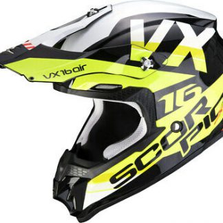 SCORPION VX-16 AIR X-TURN Black-Neon Yellow-White M
