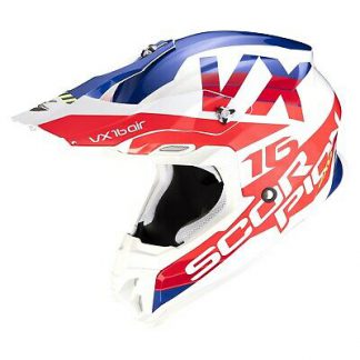 SCORPION VX-16 AIR X-TURN White-Red