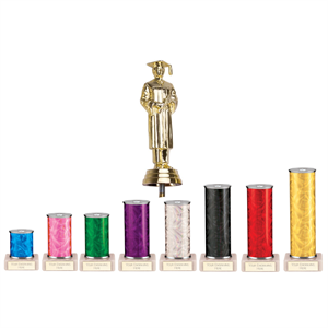 Graduation Male Figure Top Trophy