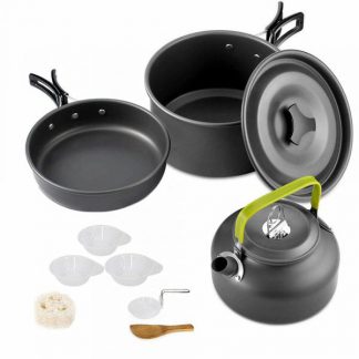 طقم طبخ كبير للتخييم -Camping Cookware Set