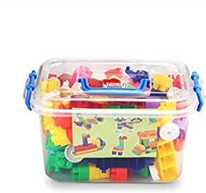 مكعبات بناء الجزيئات الكبيرة للأطفال لغز التعليم المبكر البلاستيكي تجميع تجميع الإملاء كتل ألعاب حماية البيئة مجموعة بناء البناء