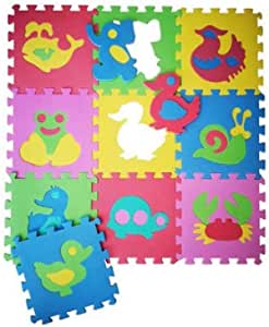 Animal Shapes Foam Tiles - Animal Shapes Foam Tiles For Children Floor - 16 Piece Puzzle Mat 30cm*30cm Each