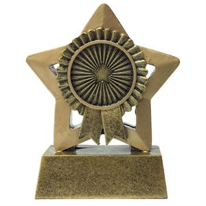 Mini Star Rosette Trophy