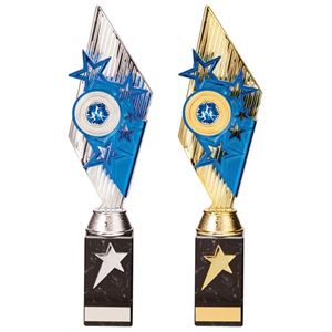 Pizzazz Purple Trophy - Silver or Gold