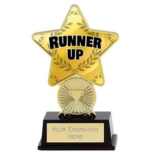 Runner Up Superstar Mini Trophy