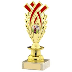 Shanghai Achievement Trophy - Gold & Red