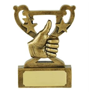Thumbs Up Mini Cup Award