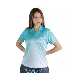 Hexa Alpha Polo Turq/Wht,1200591-W.