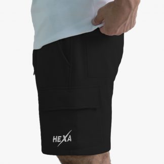 Hexa ABC SweatShort Blk/Wht, 2500210