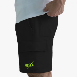 Hexa ABC SweatShort Blk/Grn, 2500212.