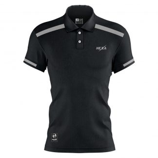 Hexa Line Polo Blk/Gry, 1200802
