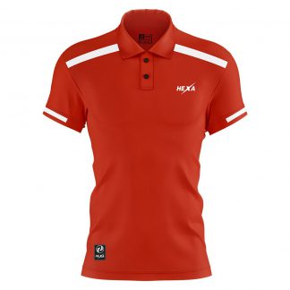 Hexa Line Polo Red/Wht, 1200814.