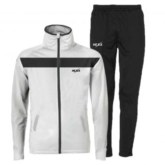 Hexa Stream Premium Tracksuit WHT/BLK, 7100801