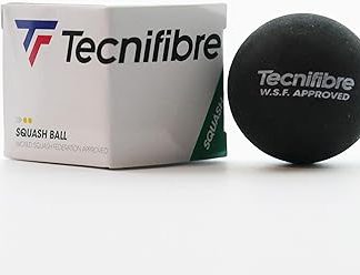 Tecnifibre Double Yellow Dot Squash Ball - 54BASQ2JA1