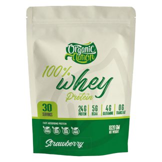 Organic Nation 100% Whey Protein-30Serv.-1020g-Strawberry