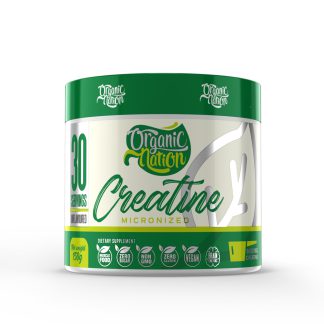 Organic Nation Micronized Creatine Monohydrate-30Serv.-150G.