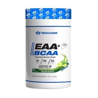 Muscle Add Eaa+Bcaa Essential Amino Acids-30Serv.-390G.-Electric Lemon
