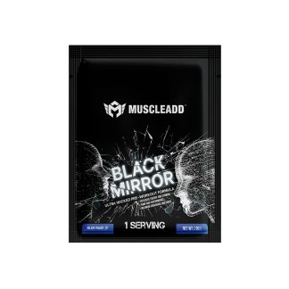 Muscle Add Black Mirror-9G.-1Serv.-Blue Razz