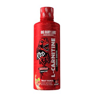 Big Ramy Labs Red Rex L-Carnitine Liquid Shots 3500Mg.-Fruit Punch