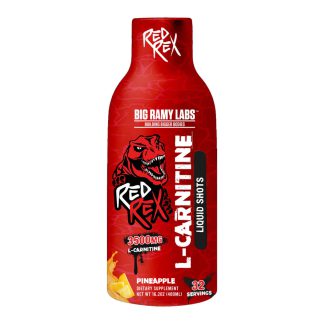Big Ramy Labs Red Rex L-Carnitine Liquid Shots 3500Mg.-Pineapple