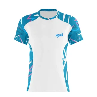 Hexa Target 262 WHT/TRQ T-Shirt 1601091