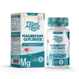 Organic Nation Magnesium Glycinate- 60Tablets