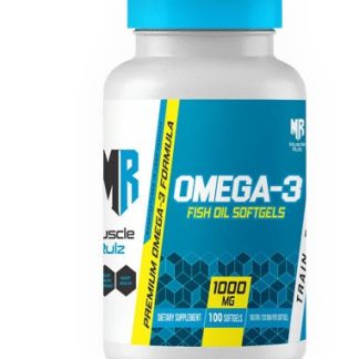 Muscle Rulz Omega-3 Fish Oil 1000Mg-100Serv.-100Softgels