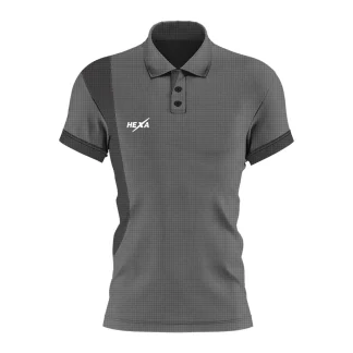 Hexa Curve Polo GRY/BLK 1200355