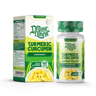 Organic Nation Turmeric Curcumin+ 1200-30Serv.-60Tablets