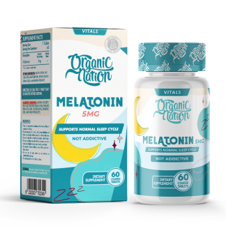 Organic Nation Melatonin 5mg-60Serv.-60Tablets