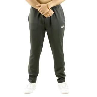 Hexa Straight Poly Pants GRY 9300109