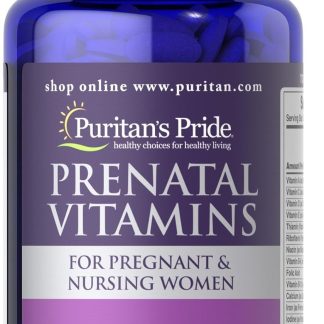 Puritan's Pride Prenatal Vitamins For Pregnant&Nursing Women-100Serv.-100Coated Caplets