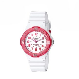 Casio Sports Hand Analog White Dial Women’s Watch LRW200H-4BV