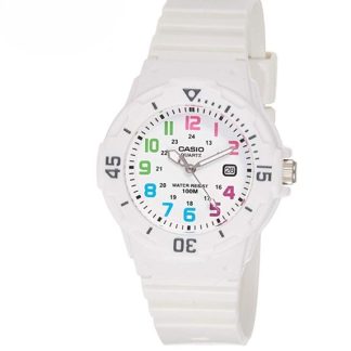 Casio LRW200H-7B Women’s Dive Surf Series Sports White Dial White Strap Date Watch