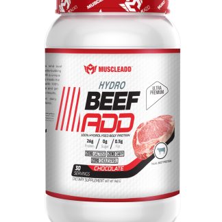 Muscle Add Hydro Beef Add 100% Hydrolyzed Beef Protein-30Serv.-960G.-Chocolate