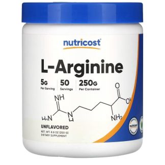 Nutricost L-Arginine.-50Serv.-250G-Unflavored