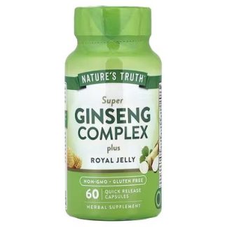 Natures Truth Super Ginseng Complex Plus Royal jelly-30Serv-60Capsules