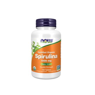 Now Foods Spirulina 1000MG-40Serv.-120Tab.