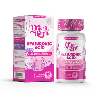 Organic Nation Hyaluronic Acid-60Serv.-60Hard Gelatin Capsules