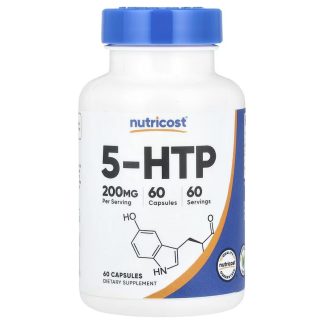 Nutricost 5-HTP 200mg-60Serv.-60Capsules