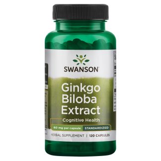 Swanson Ginkgo Biloba Extract-60MG-120Capsules