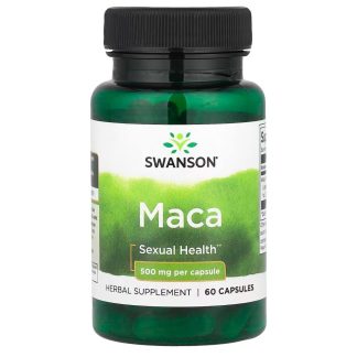 Swanson Maca Sexual Health-500MG-60Serv.-60Capsules