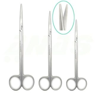 Tonsillectomy Scissor Diff. Sizes-مقص لوزتين منحني مقاسات